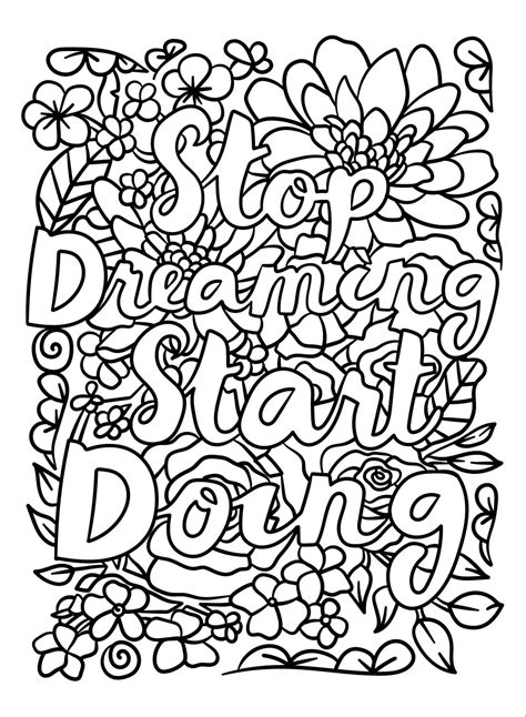 inspirational coloring page  print  color