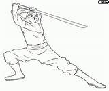 Katana Luta Sword Ninjas Lucha Designlooter sketch template