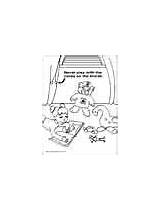Safety Health Coloring Pages Kids Plate Color Educational sketch template