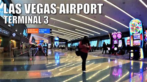 👟 Walking Las Vegas Airport Terminal 3 And E Gates Youtube