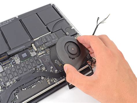 macbook pro  retina display mid   fan replacement ifixit repair guide