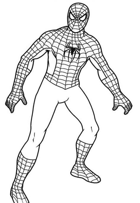 draw spiderman coloring page coloring sun spiderman drawing