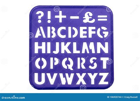 alphabet stencil shapes stock photo image  grunge