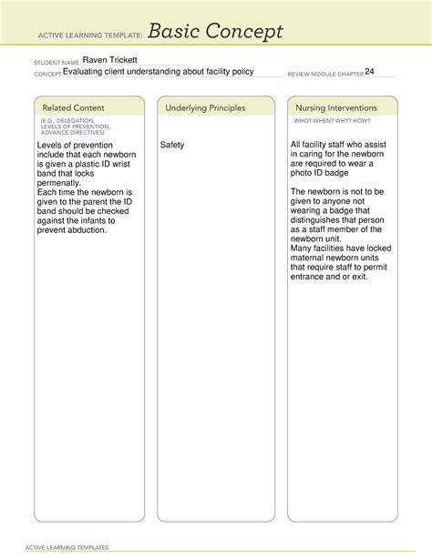 basic concept template