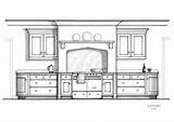 Elevations Kitchens Farm Shelves sketch template