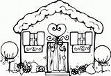 Coloring Pages Houses House Kids Printable Popular sketch template