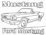 Coloring Ford Pages Gt Mustang Car Cars Getcolorings Popular Color Printable Coloringhome sketch template