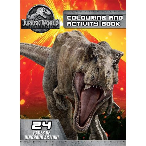 Jurassic World 2 Fallen Kingdom Colouring And Activity Book Big W