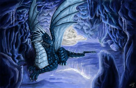 ice dragon   celebril   deviantart