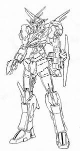 Gundam Valiant sketch template