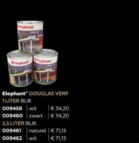 elephant douglas verf aanbieding bij garden stones basics