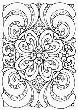 Coloring Pages Mandala Anti Stress sketch template