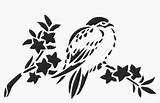 Pochoir Pochoirs Oiseaux Flower Stenciling Oiseau Nursery Pottery Creatifs Loisirs Scrapbook Gravure Verre Gratuits Yellowimages Texturing F1adc sketch template