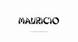 Mauricio Tattoo Name Designs sketch template