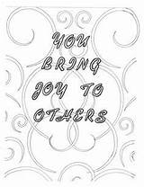 Coloring Joy Bring Pages Others Etsy Self Yourself Quotes Books Affirmations Words Affirmation Loving Called Book Time sketch template