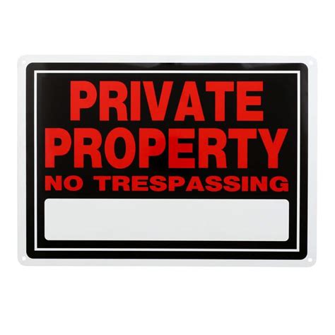 buy      aluminum private property sign   lowest