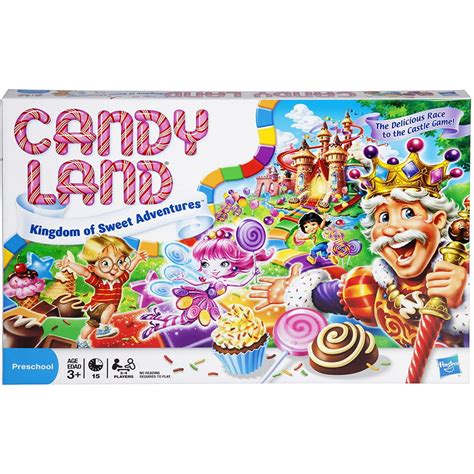 hasbro gaming candy land kingdom  sweet adventures board game