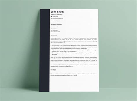 top  modern cover letter templates