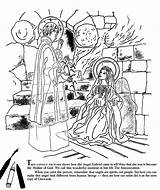 Annunciation Woodblock Catholic Visitation Gabriel Familyfeastandferia Clipground Permission sketch template