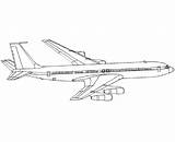 Boeing 747 707 Plane Airline Planes доску выбрать Airplanes sketch template