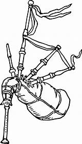 Bagpipes Bagpipe Cliparts sketch template