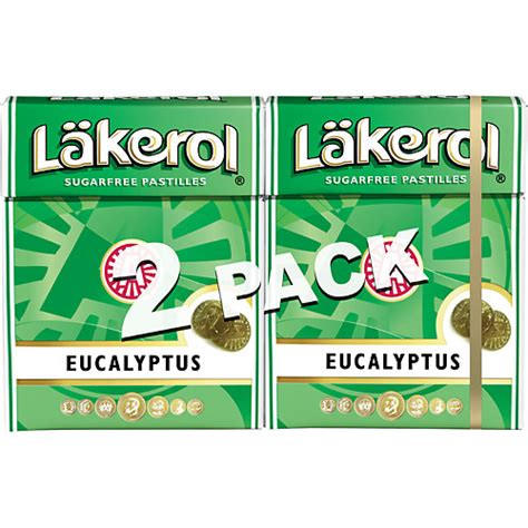 Lakerol Eucalyptus 2 Pack 46 G Scandinavian Butik