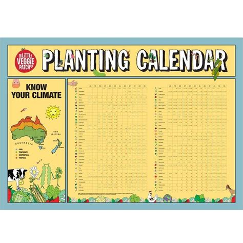planting calendar planting calendar veggie patch   plant