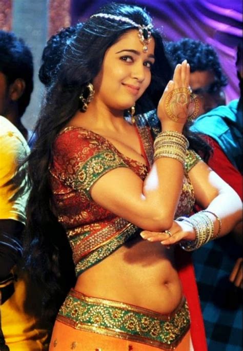 Actress Hd Gallery Telugu Actress Charmi Kaur Cute Saree Wallpapers