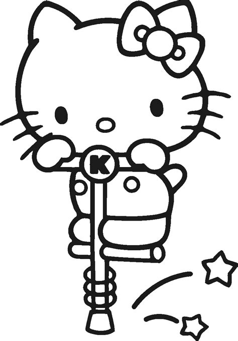 kitty coloring pages