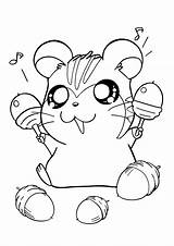 Hamtaro Ausmalbilder Coloriages Animaatjes Malvorlagen Précédent sketch template