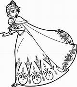 Elsa Coloring Pages Christmas Print Printable Queen Getcolorings Color Nightmare Before sketch template