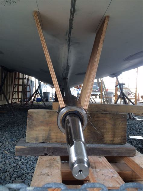 propeller shaft strut mock  seaboard marine