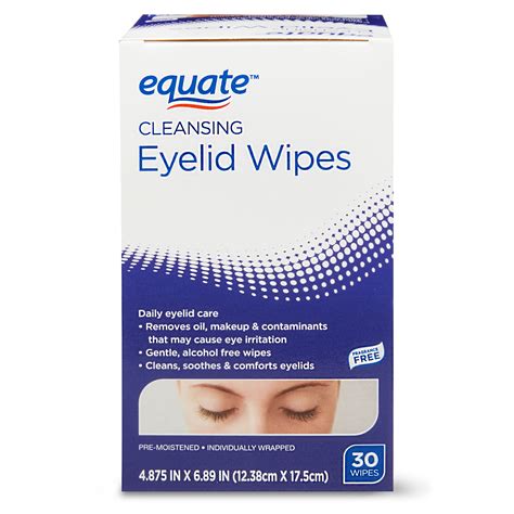 equate cleansing eyelid wipes  count brickseek