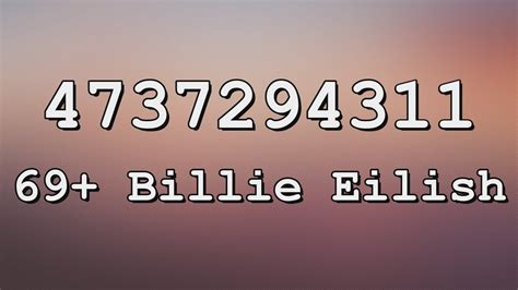 billie eilish roblox song ids youtube