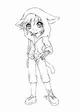 Anime Coloring Pages Characters Print Color Getcolorings sketch template