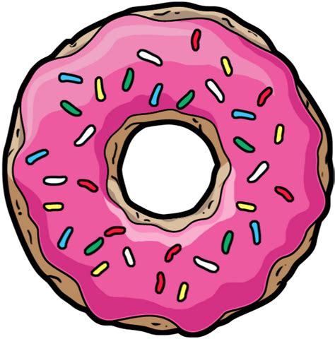 Download And Share Clipart About Donuts Homer Simpson Sprinkles Clip