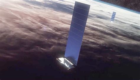 spacex reports milestone  starlink satellite links  sparks  debate geekwire