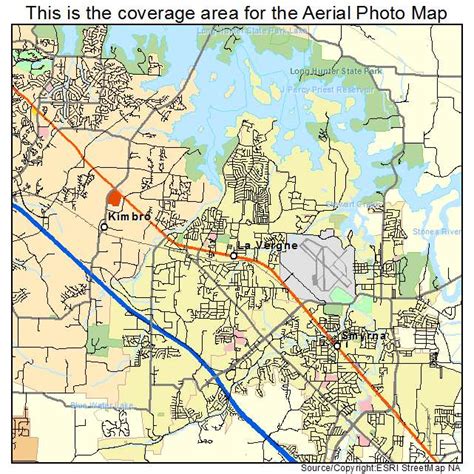 aerial photography map  la vergne tn tennessee