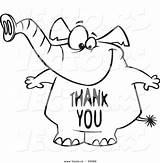 Thank Coloring Pages Please Cartoon Color Elephant Printable Clipart Card Teacher Pokemon Mom Vector Belly Outlined Cards Kids Getcolorings Getdrawings sketch template