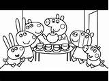 Peppa Pig Coloring Kids sketch template