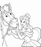 Coloring Horse Princess Pages Disney Unicorn Color Belle Printable Funchap Colouring Kids Princes Getcolorings Print Racing Choose Board Popular sketch template