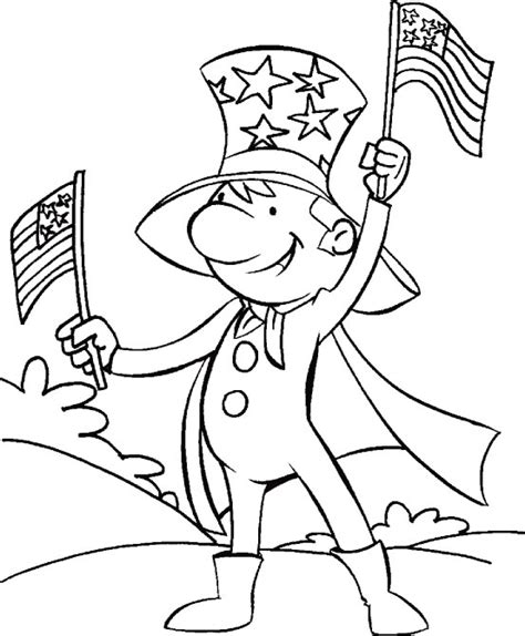 snoopy   july coloring pages coloring pages