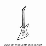 Disegni Colorare Chitarra Axe sketch template