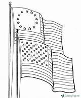 Coloring Flag American Pages Flags History Printable Kids Patriotic Sheet America Sheets Heritage Color Girls Ross Betsy Patrioticcoloringpages Colors Star sketch template