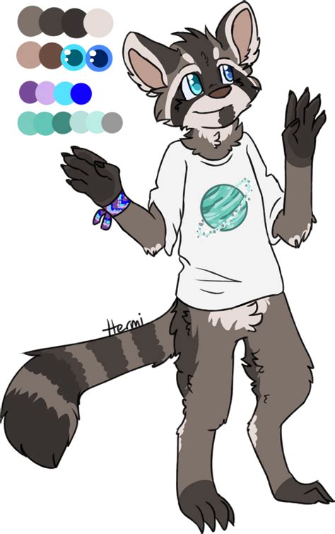 raccoon girl custom  hermithehusky  deviantart