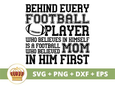 football player   football mom svg football etsy