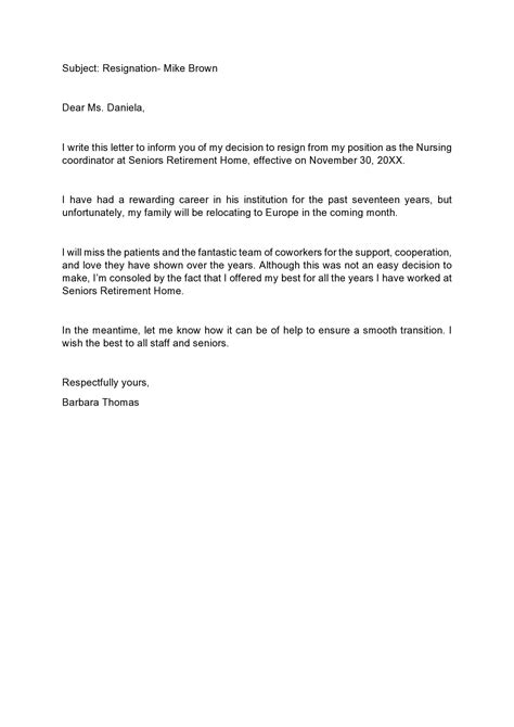 sensational tips  resignation letter switching departments office