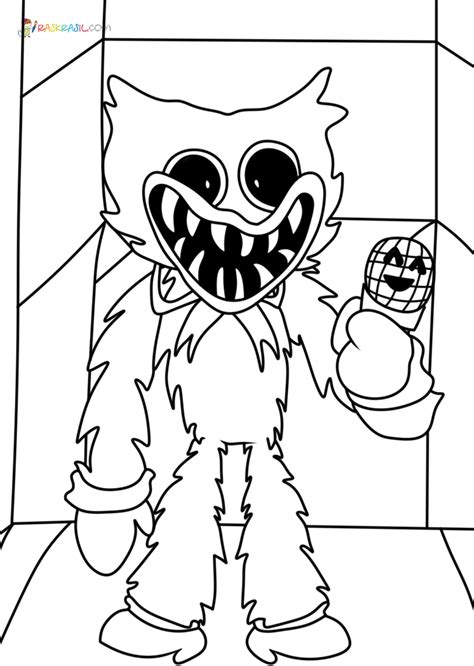 huggy coloring pages coloring home
