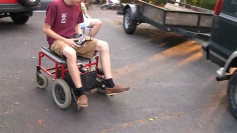Homemade Remote Control Wheelchair Youtube
