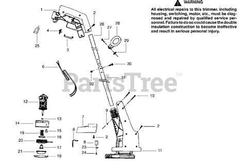 A Comprehensive Guide To Weed Eater Trimmer Parts Diagram